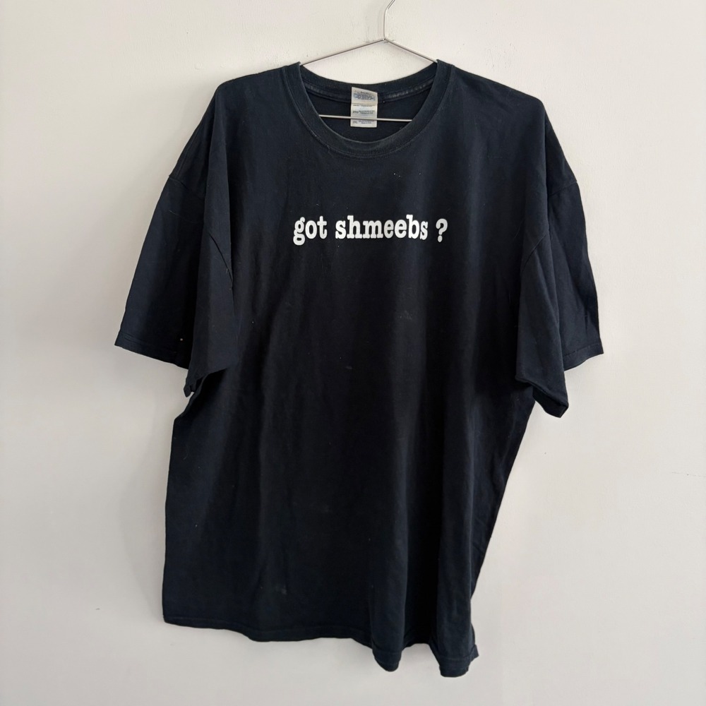 Gildan Ultra Cotton Got Shmeebs Graphic T-Shirt Black 2XL